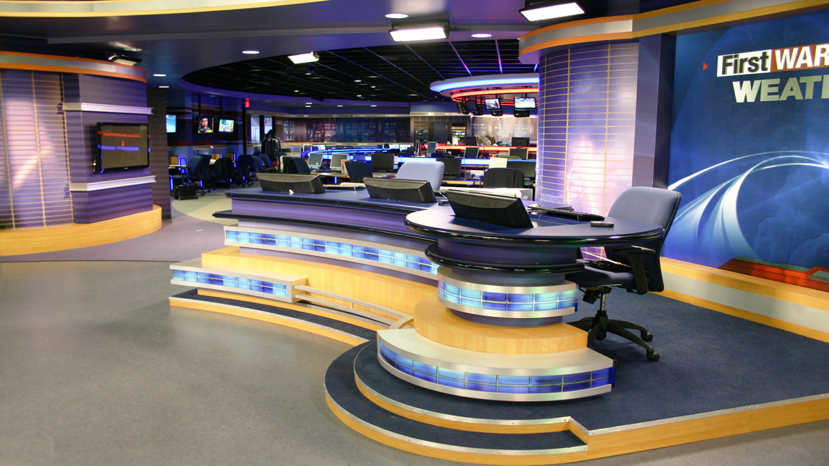 News Set Designs by Park Place Studio. Design, build and install worldwide.